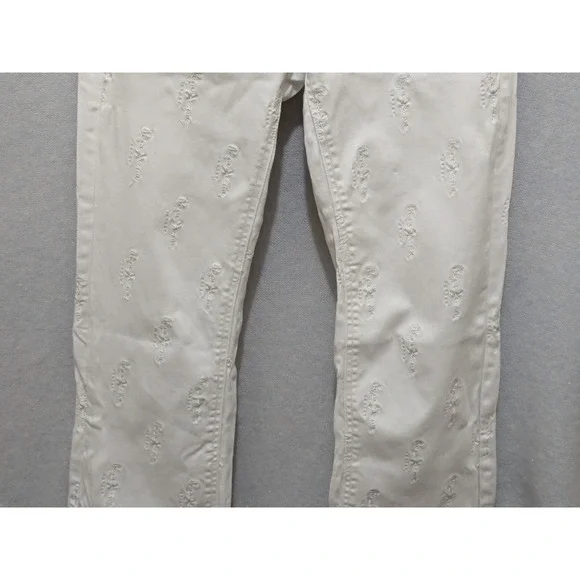 Pepe Jeans Womens Tag 28 Embroidered Pepe Throughout White 28/30 - Picture 6 of 16